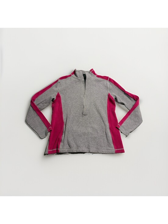 Tommy Bahama Tops - Tommy Bahama Gray Pink Half-Zip Activewear Top Women's Size S/P, EXCELLENT